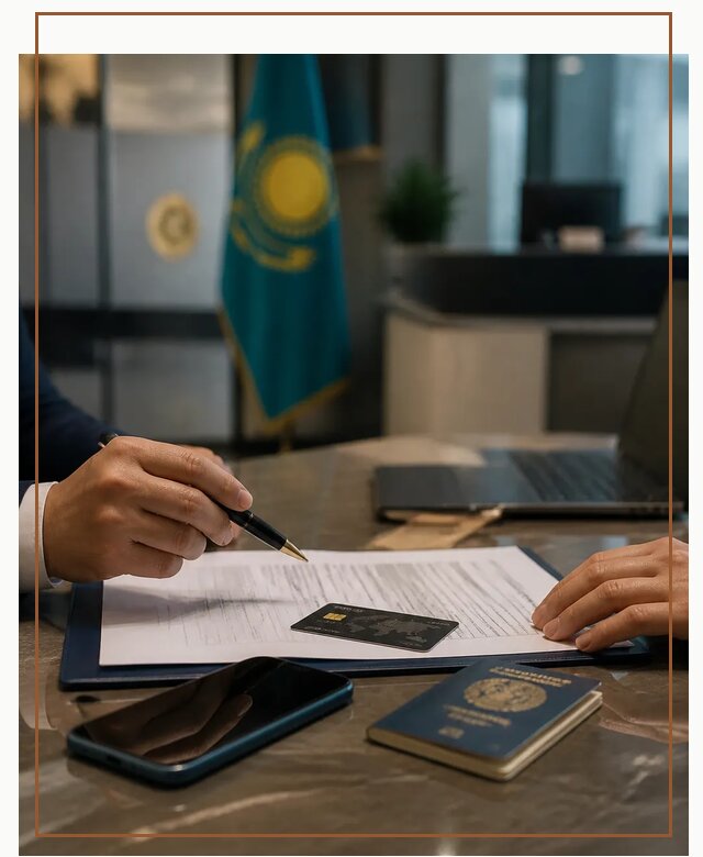 Открытие счета и банковской карты в Казахстане в Муре